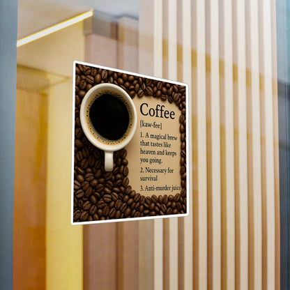 Coffee Definition Vinyl Decal