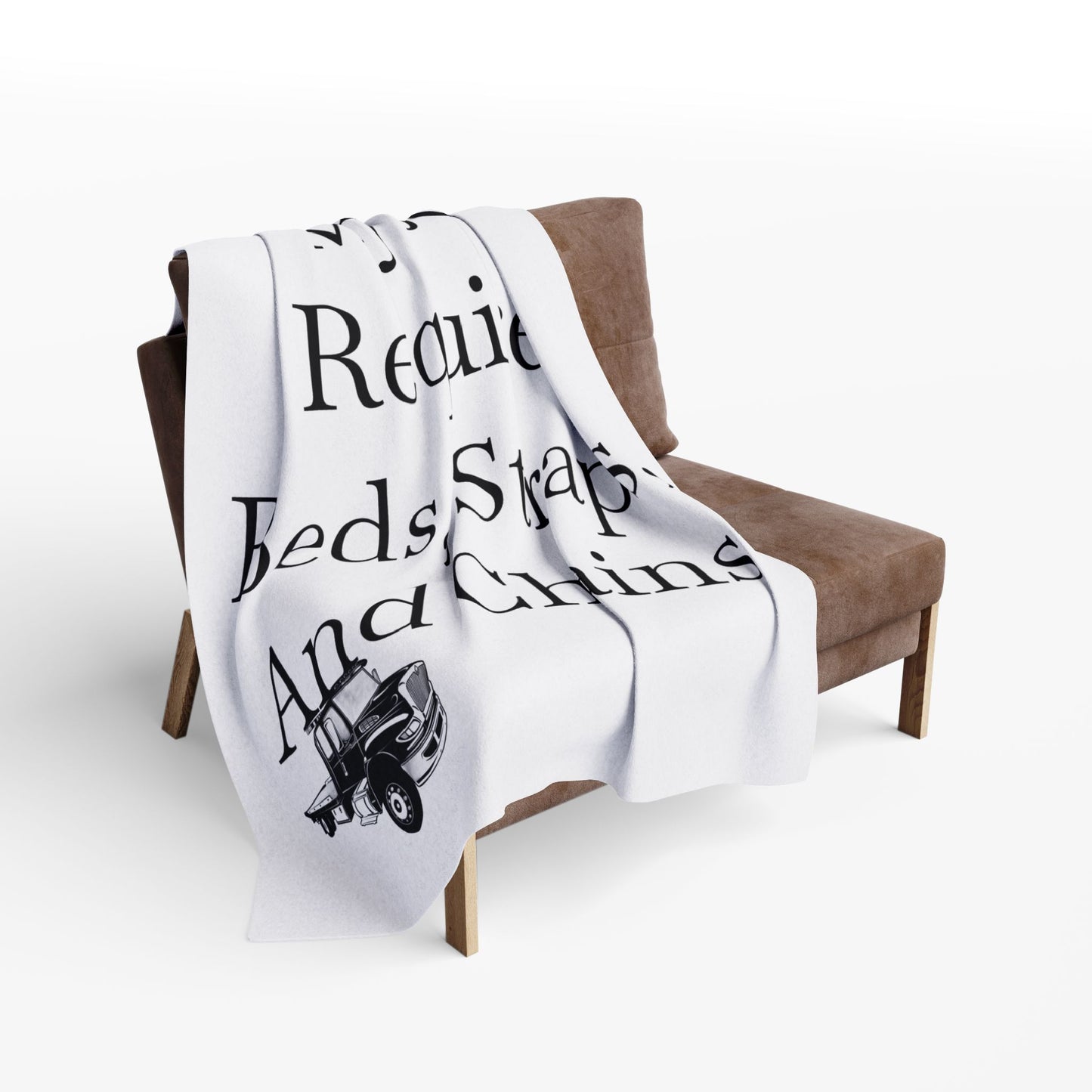Beds, Straps, And Chains Arctic Fleece Blanket