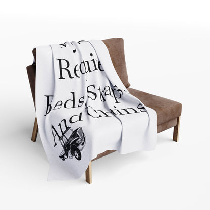 Beds, Straps, And Chains Arctic Fleece Blanket