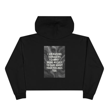 Raising Teenagers Women's Crop Hoodie