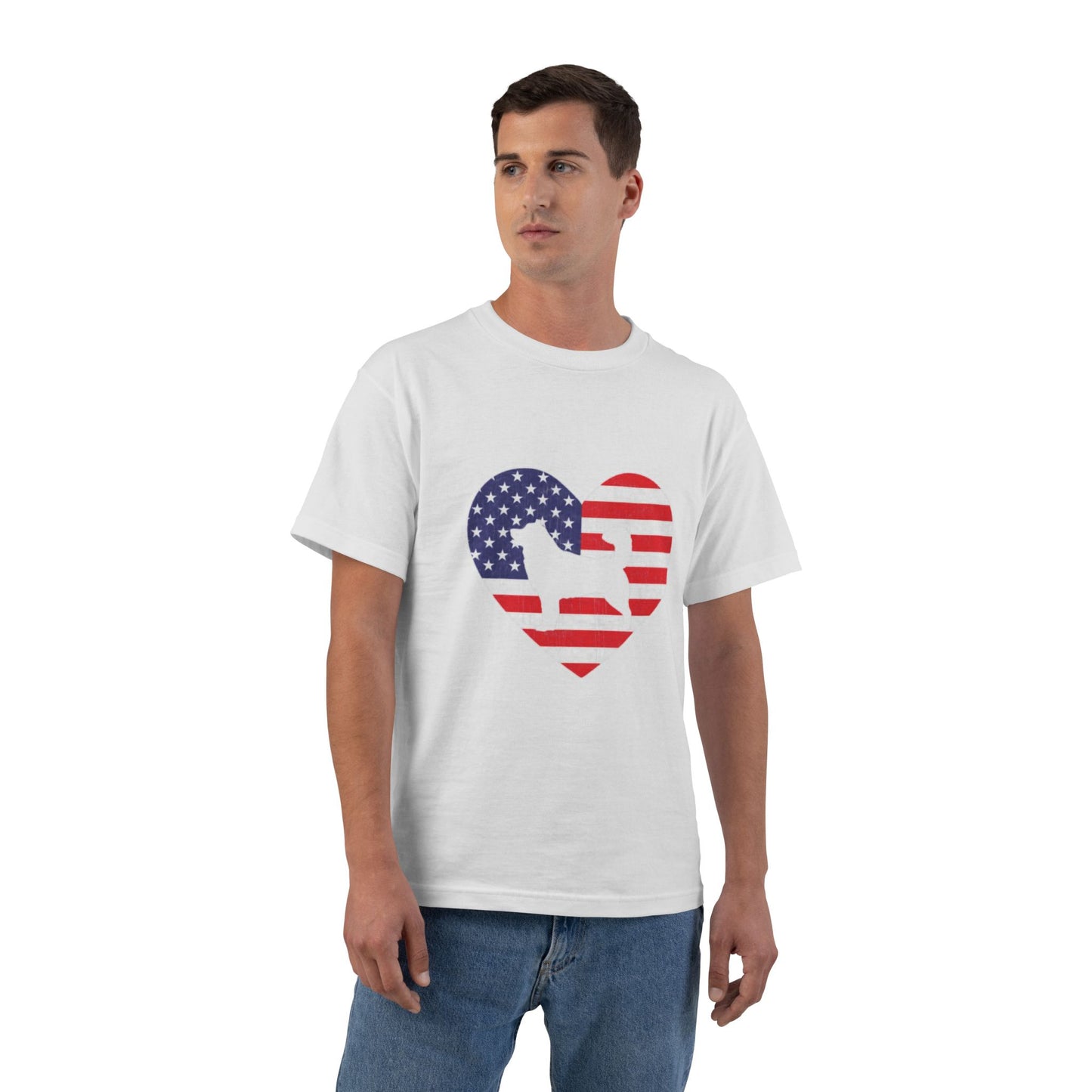 Malamute Flag Men's Short-Sleeve Crewneck Tee