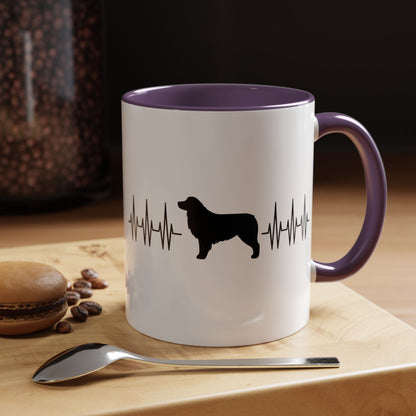 My Heart Beats For Aussies 2-Tone Coffee Mug