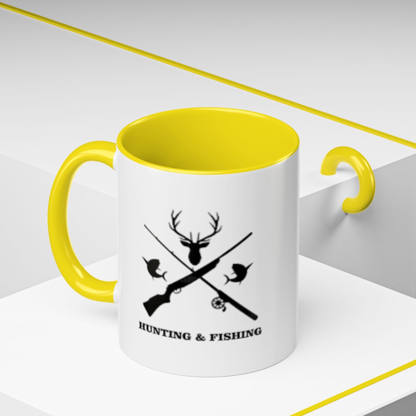 Hunting/Fishing 2-Tone Coffee Mug