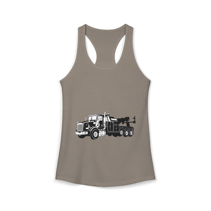 Heavy Tow Truck Women's Racerback Tank