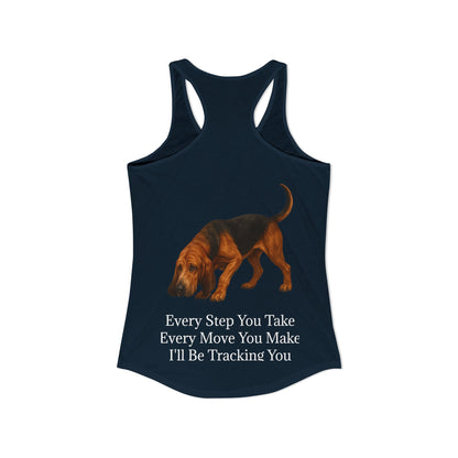 Tracking You Women's Racerback Tank