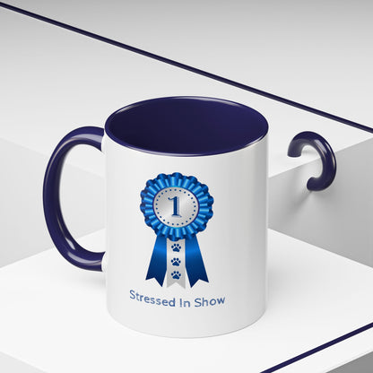Stressed In Show 2-Tone Coffee Mug