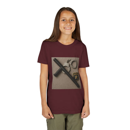 Law Enforcement Appreciation Youth Unisex Short Sleeve Crewneck Tee