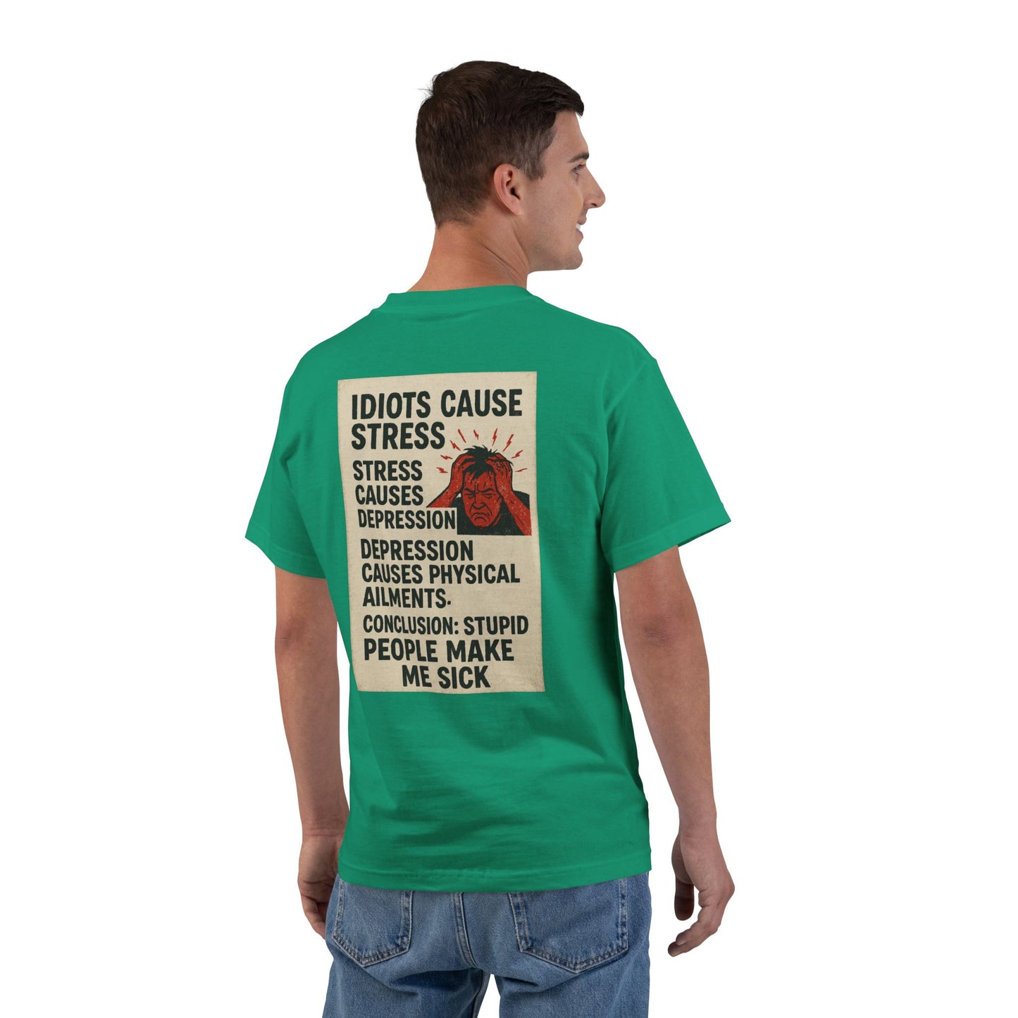Stupid People Men's Short-Sleeve Crewneck Tee