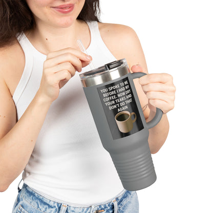 Dry Your Tears Insulated Travel Mug