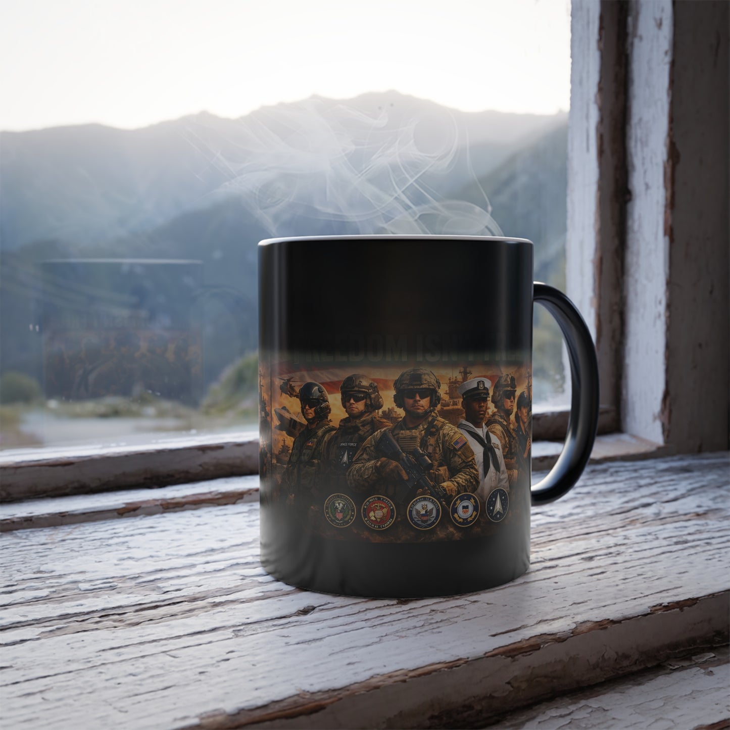 Freedom Isn't Free Color Changing Mug