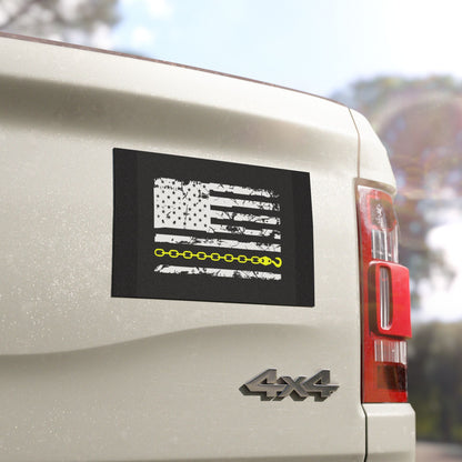 Thin Yellow Line Indoor/Outdoor Magnet