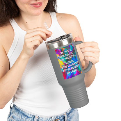 Blowing My Cover Insulated Travel Mug