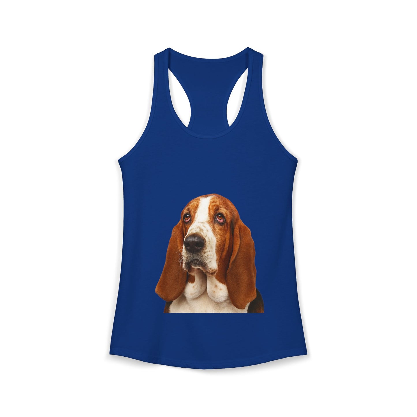 Basset Head Women's Racerback Tank