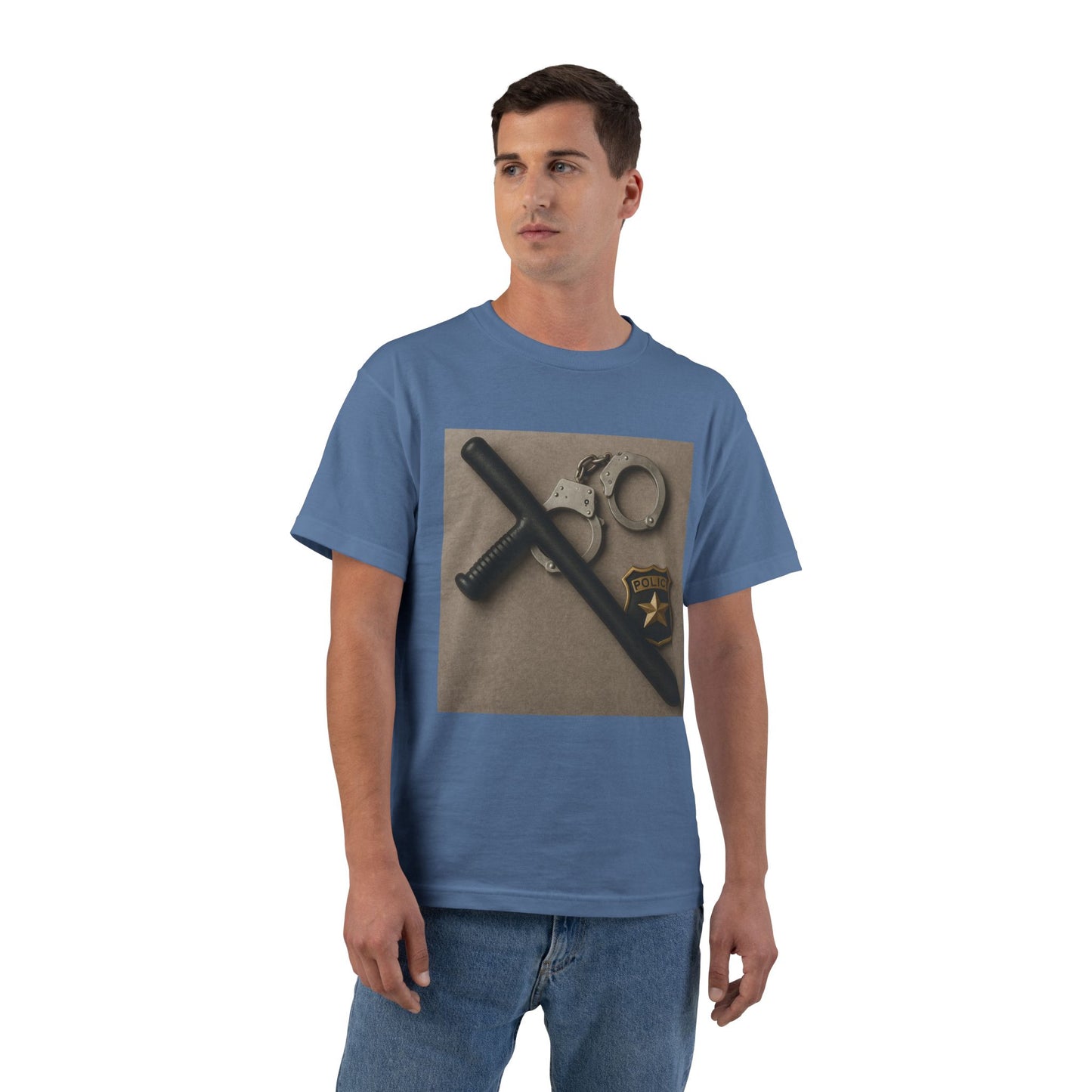 Law Enforcement Appreciation Men's Short-Sleeve Crewneck Tee