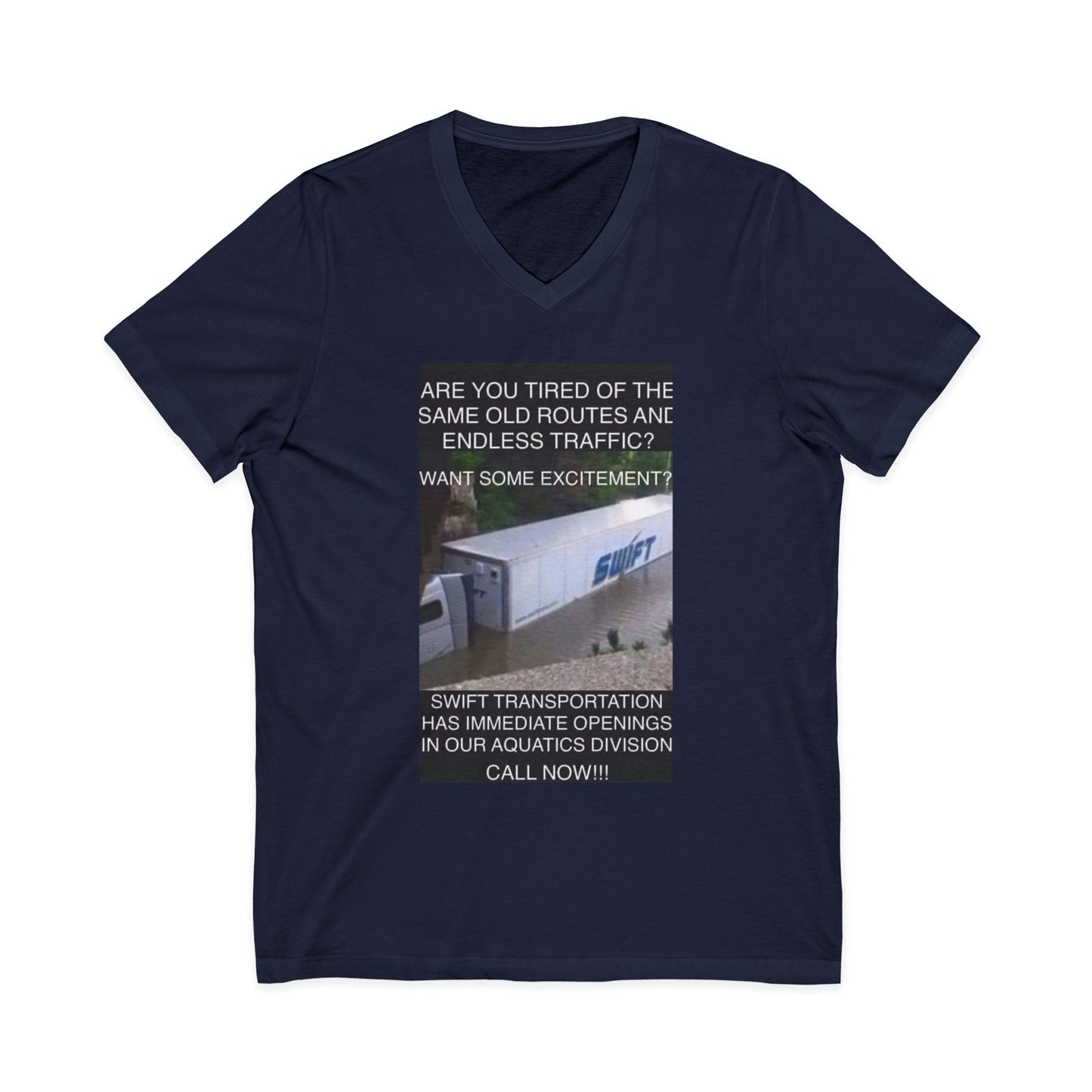 Swift Aquatics Unisex Short Sleeve V-Neck Tee