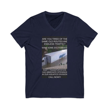 Swift Aquatics Unisex Short Sleeve V-Neck Tee