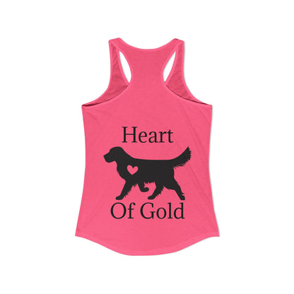 Heart Of Gold Women's Racerback Tank