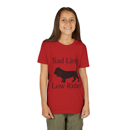 Sad Little Low Rider Youth Unisex Short Sleeve Crewneck Tee