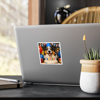 Birthday Buddy Aussie Vinyl Decal