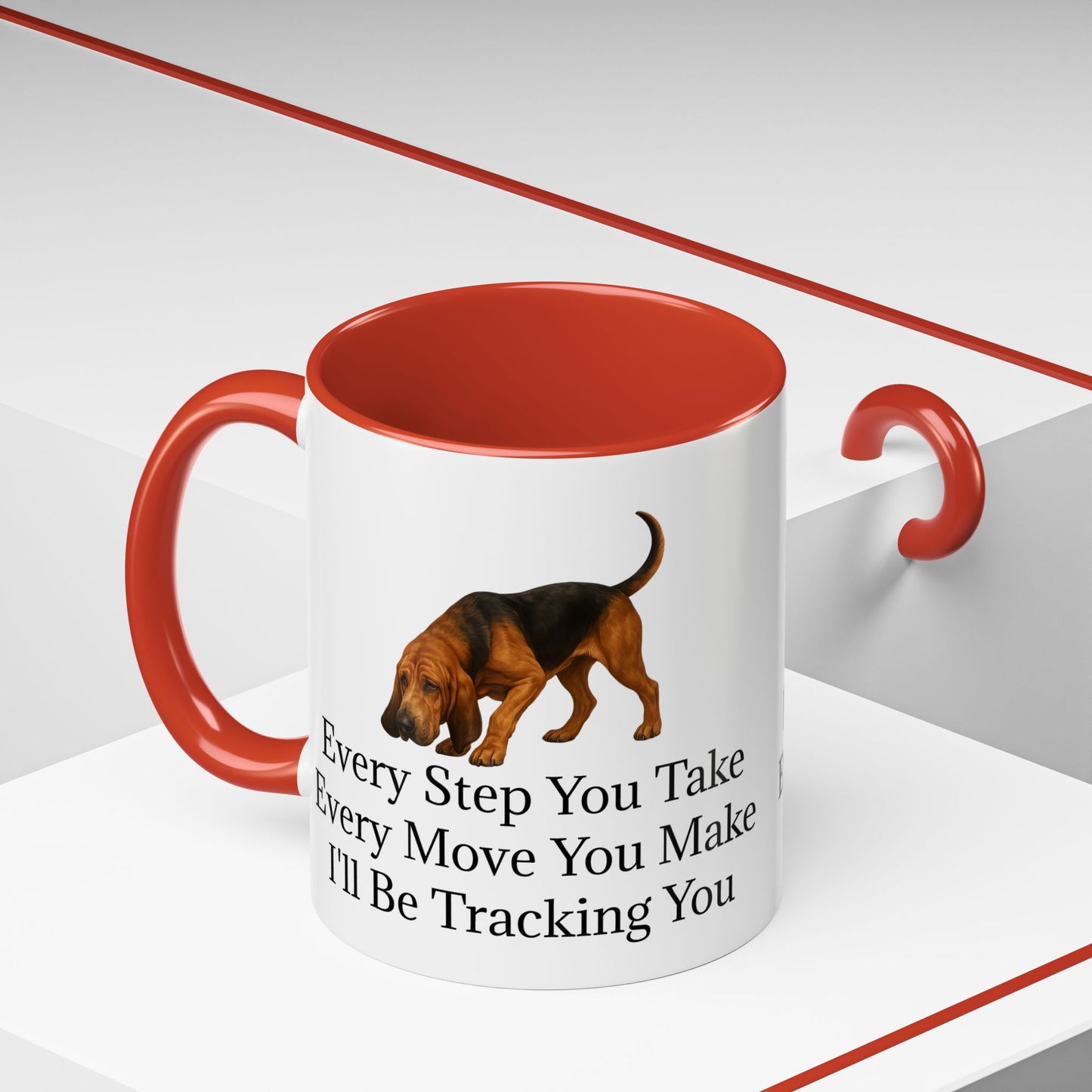 Tracking You 2-Tone Coffee Mug