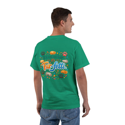 Fur-Fetti Cat Men's Short-Sleeve Crewneck Tee