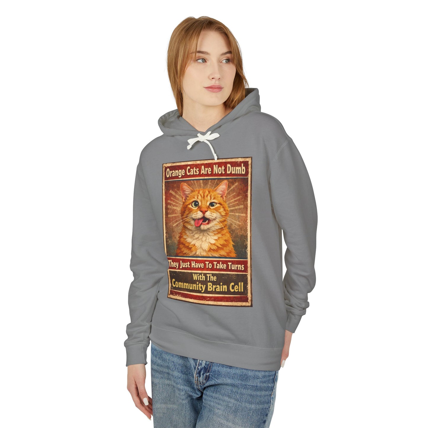 Community Brain Cell Unisex Lightweight Hoodie