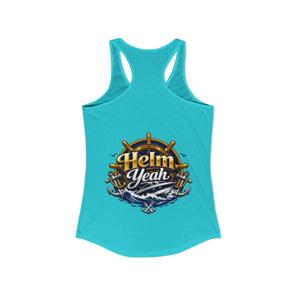 Helm Yeah Women's Racerback Tank