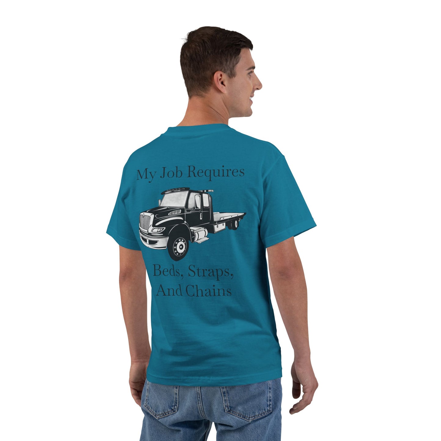 Beds, Straps, And Chains Men's Short-Sleeve Crewneck Tee