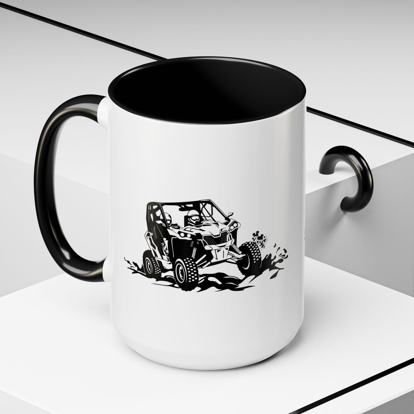Slingin' Mud Side By Side 2-Tone Coffee Mug