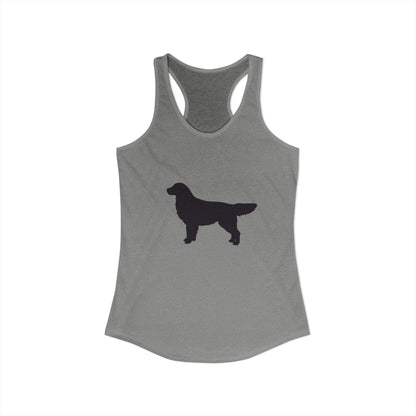 Golden Silhouette Women's Racerback Tank