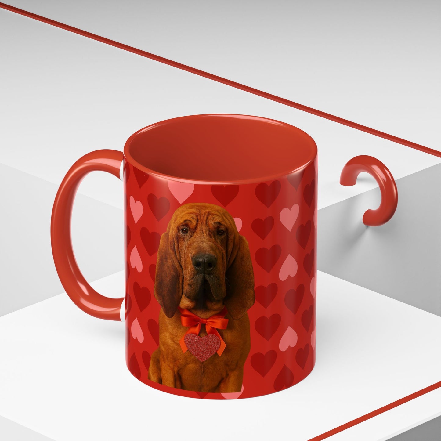 Cupid's Companion Bloodhound 2-Tone Coffee Mug