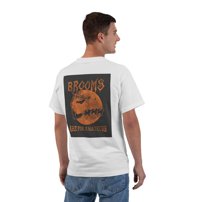 Brooms Are For Amateurs Men's Short-Sleeve Crewneck Tee