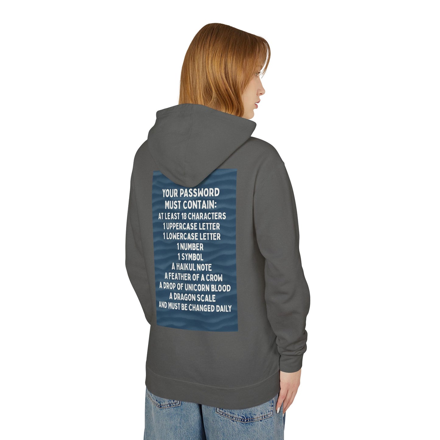Password Unisex Lightweight Hoodie