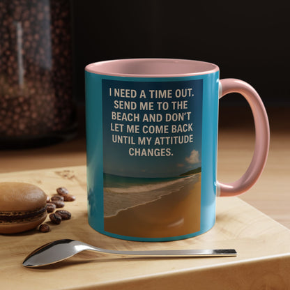Time Out 2-Tone Coffee Mug