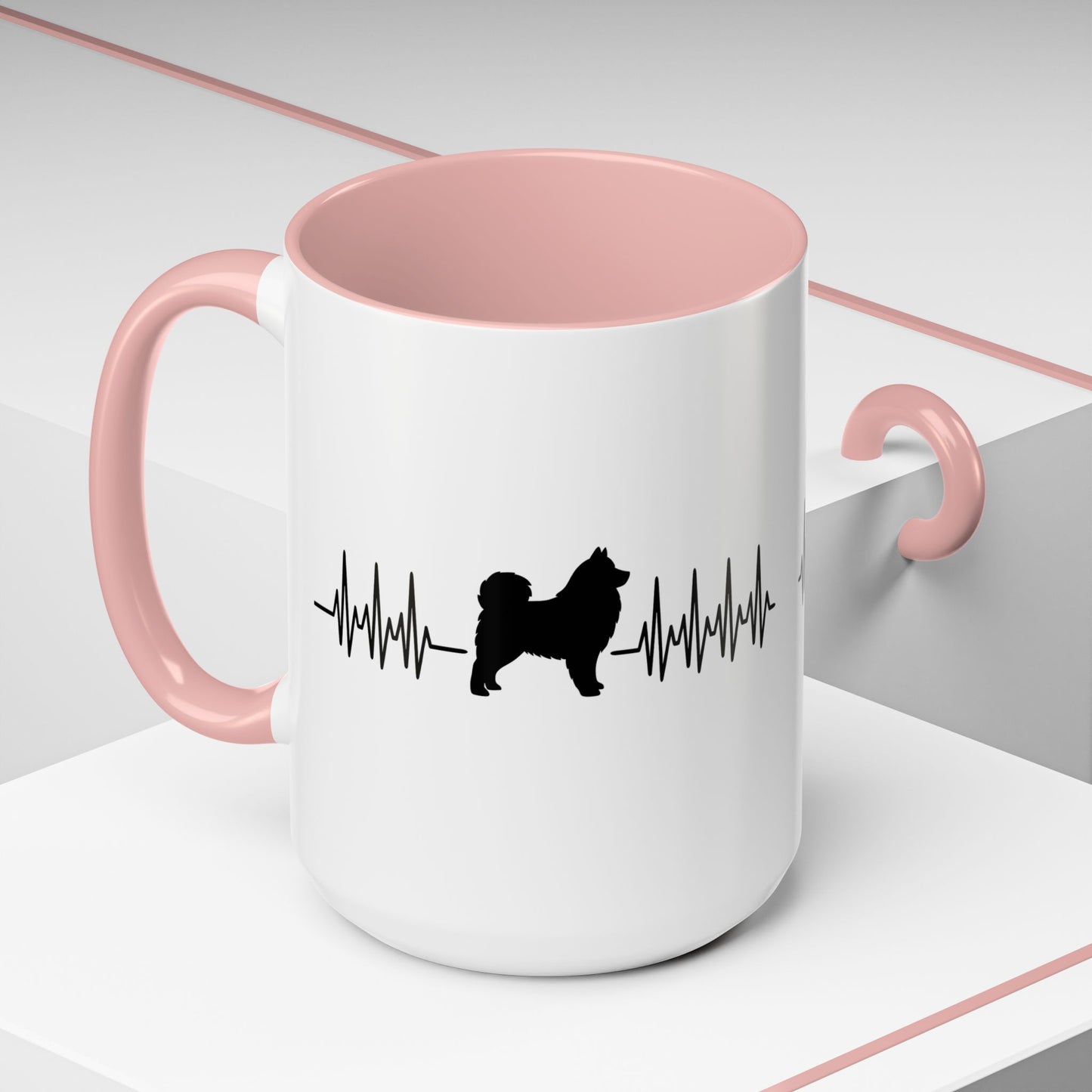 My Heart Beats For Samoyeds 2-Tone Coffee Mug