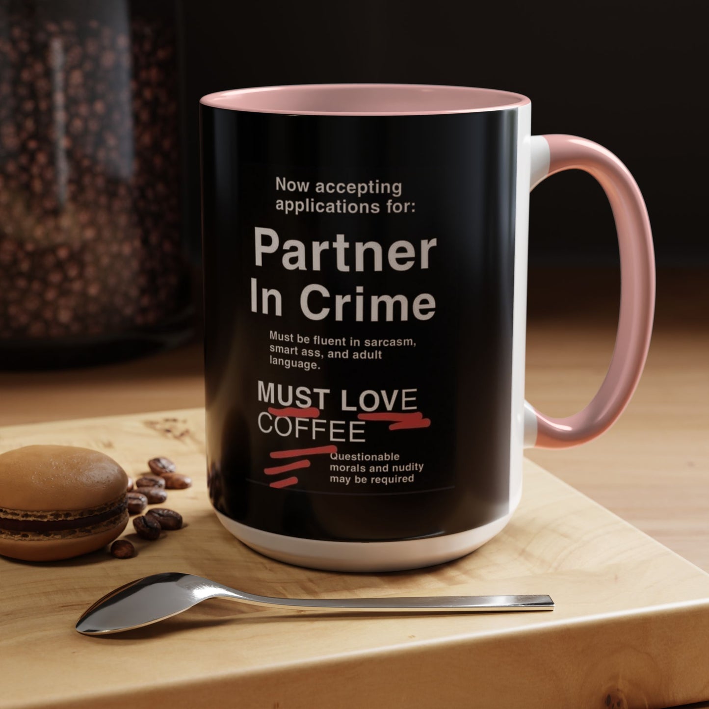 Partner In Crime 2-Tone Coffee Mug