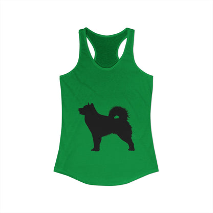 Malamute Silhouette Women's Racerback Tank