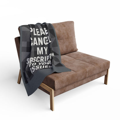 Cancel My Subscription Arctic Fleece Blanket