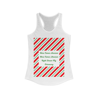 Here Comes Amazon Women's Racerback Tank