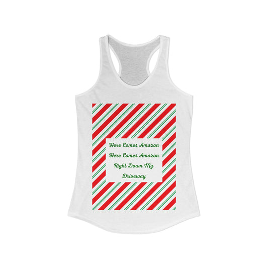 Here Comes Amazon Women's Racerback Tank