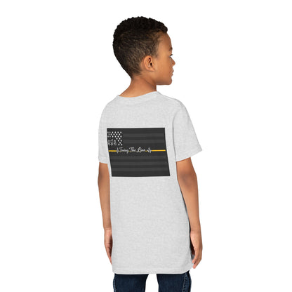 Thin Yellow Line Youth Unisex Short Sleeve Crewneck Tee