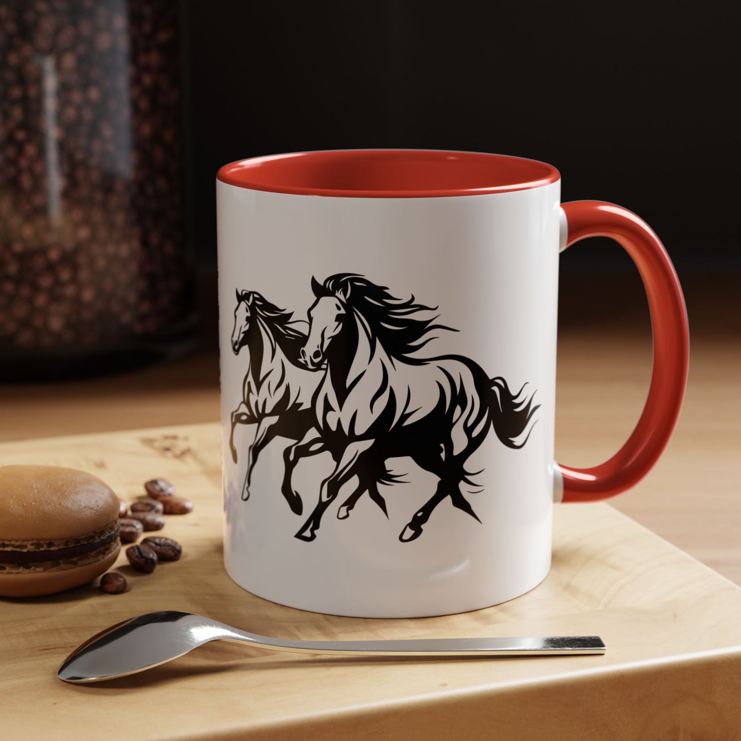 Horsin' Around 2-Tone Coffee Mug