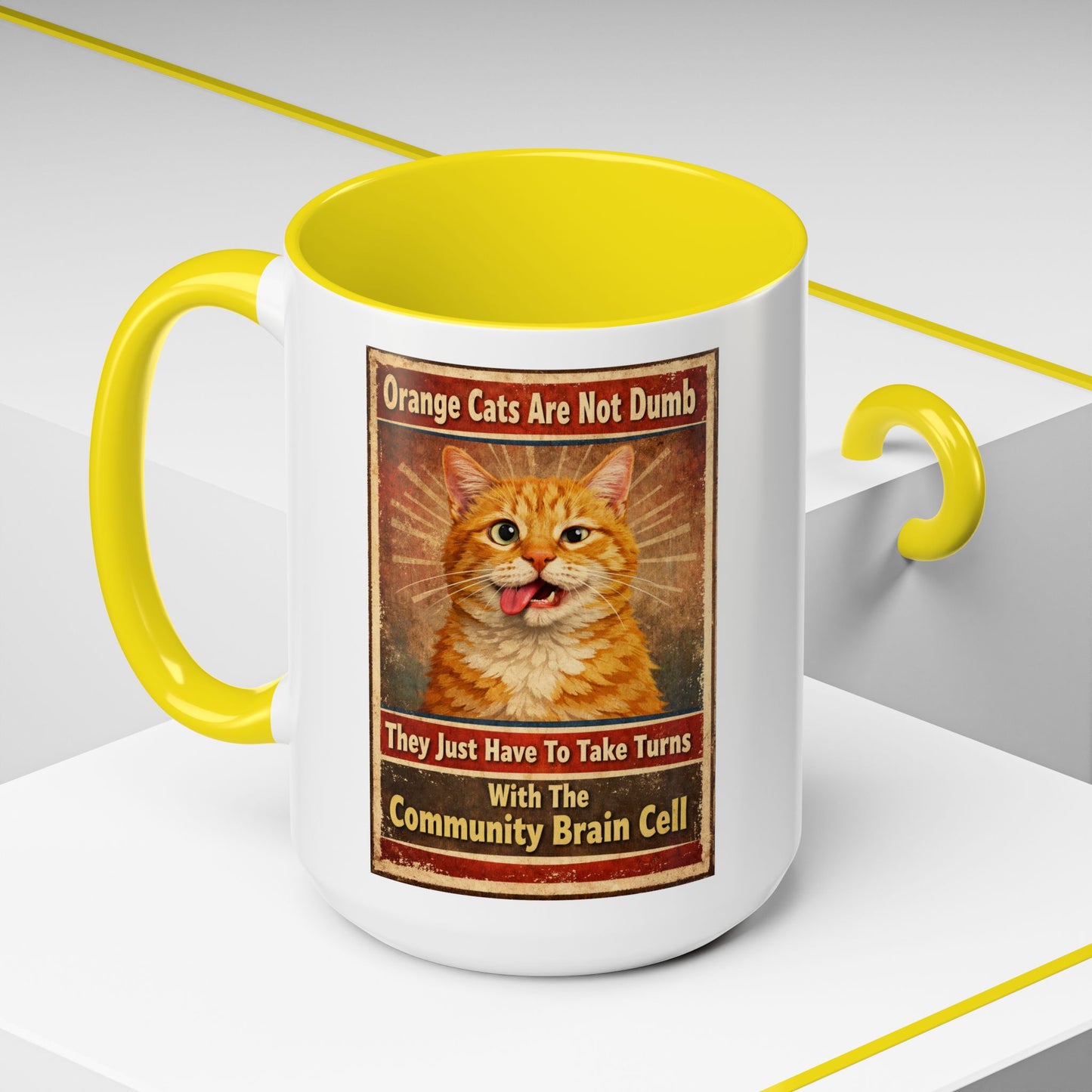 Community Brain Cell 2-Tone Coffee Mug