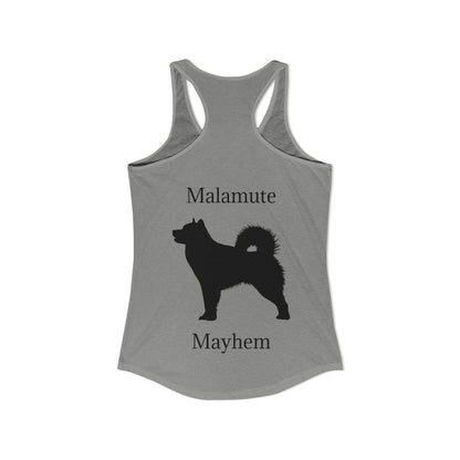 Malamute Mayhem Women's Racerback Tank