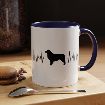 My Heart Beats For Aussies 2-Tone Coffee Mug