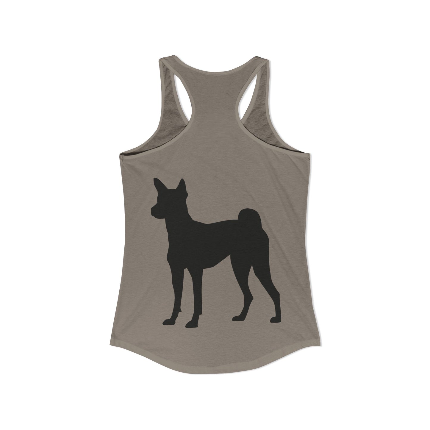 Basenji Silhouette Women's Racerback Tank
