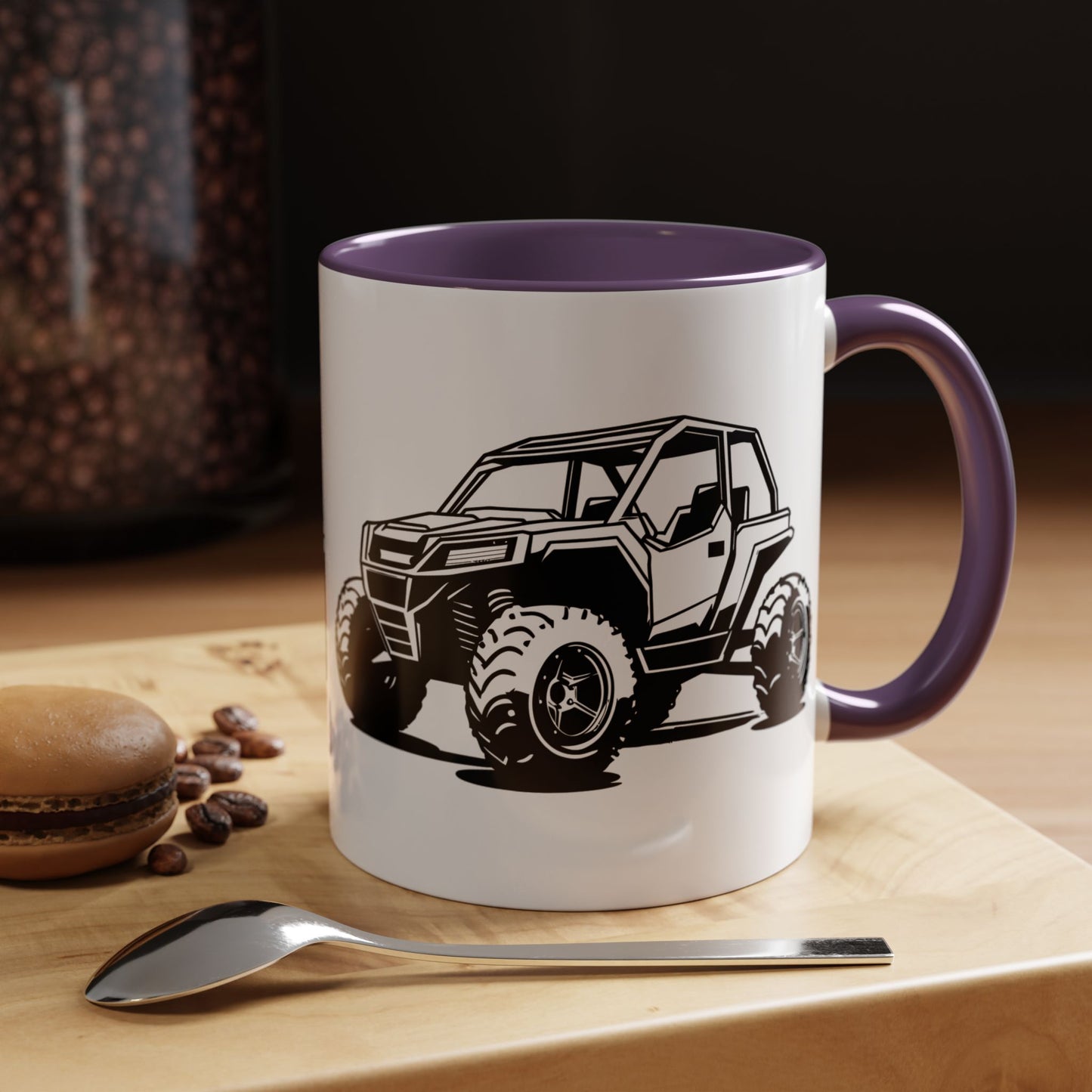 Off The Beaten Path Side By Side 2-Tone Coffee Mug