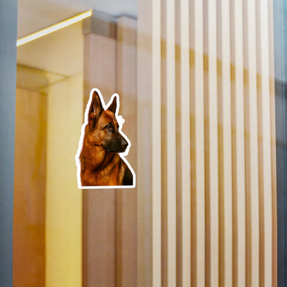 German Shepherd Head Vinyl Decal