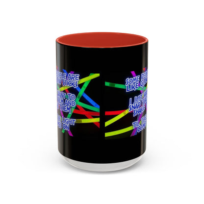 Glow Sticks 2-Tone Coffee Mug