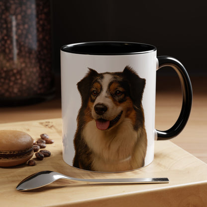 Aussie Head 2-Tone Coffee Mug